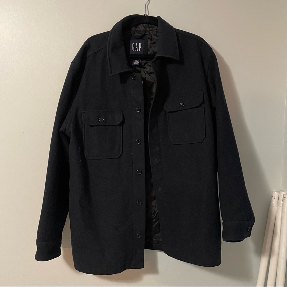 Wool Gap Mens Navy Jacket